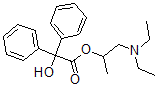 CAS#: 57-36-3, 2-(Diethylamino)-1-methylethyl benzilate