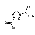 CAS#: 57001-28-2， 2-(1-Aminoethyl)-1,3-Thiazole-4-Carboxylic Acid