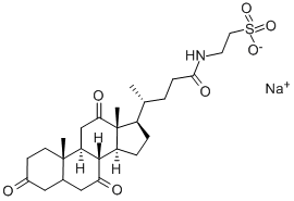 CAS#: 57011-24-2， 2-(((5beta)-3,7,12,24-Tetraoxocholan-24-yl)amino)-Ethanesulfonic acid monosodium salt