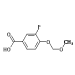 CAS#: 570408-32-1， 3-Fluoro-4-(Methoxymethoxy)Benzoic Acid