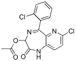 CAS#: 57059-34-4， 3-(Acetoxy)-7-Chloro-5-(2-Chlorophenyl)-1,3-Dihydro-2H-Pyrido[3,2-e]-1,4-Diazepin-2-One