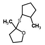 CAS#: 57067-20-6， 2-Methyl-2-[(2-Methylcyclopentyl)Sulfanyl]Tetrahydrofuran
