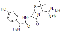 CAS#: 57089-17-5， alpha-Amino-N-[(2S,5beta)-3,3-Dimethyl-7-Oxo-2beta-(1H-Tetrazol-5-Yl)-4-Thia-1-Azabicyclo[3.2.0]Heptan-6alpha-Yl]-4-Hydroxybenzeneacetamide