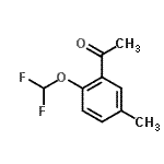 CAS#: 571158-90-2， 1-[2-(Difluoromethoxy)-5-Methylphenyl]Ethanone
