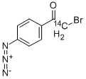 CAS 登录号：57122-94-8， 4-叠氮基苯甲酰甲基溴化物-1-14C