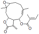 CAS#: 57138-50-8， 2-Methyl-2-Butenoic Acid 1a,2,3,6,6a,7,8,9a,10,10alpha-Decahydro-4,10alpha-Dimethyl-7-Methylene-8-Oxooxireno[8,9]Cyclodeca[1,2-b]Furan-6-Yl Ester