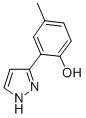 structure of CAS# 57148-86-4, 3-(2-Hydroxy-5-Methylphenyl)Pyrazole;1H-5-(2'-HYDROXY-5'-METHYLPHENYL)PYRAZOLE;5-(2`-Hydroxy-5`-Methyphenyl)Pyrazole;3-(2-HYDROXY-5-METHYLPHENYL)PYRAZOLE