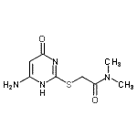 CAS#: 571922-95-7， 2-[(6-Amino-4-Oxo-1,4-Dihydro-2-Pyrimidinyl)Sulfanyl]-N,N-Dimethylacetamide