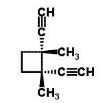 CAS#: 57220-84-5， (1R,2S)-1,2-Diethynyl-1,2-Dimethylcyclobutane