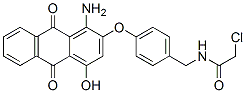 CAS#: 57232-98-1， N-[[4-[(1-Amino-9,10-Dihydro-4-Hydroxy-9,10-Dioxo-2-Anthryl)Oxy]Phenyl]Methyl]-2-Chloroacetamide