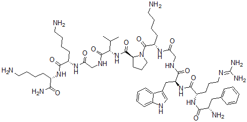 CAS#: 57241-86-8， L-Phenylalanyl-L-arginyl-L-tryptophylglycyl-L-lysyl-L-prolyl-L-valylglycyl-L-lysyl-L-Lysinamide