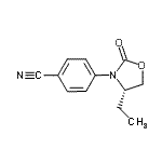 CAS#: 572923-10-5， 4-[(4S)-4-Ethyl-2-Oxo-1,3-Oxazolidin-3-Yl]Benzonitrile