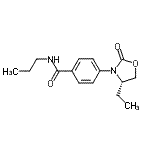 CAS#: 572923-16-1， 4-[(4S)-4-Ethyl-2-Oxo-1,3-Oxazolidin-3-Yl]-N-Propylbenzamide