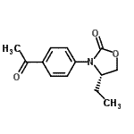 CAS#: 572923-18-3， (4S)-3-(4-Acetylphenyl)-4-Ethyl-1,3-Oxazolidin-2-One