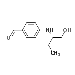 CAS#: 572923-24-1， 4-{[(2S)-1-Hydroxy-2-Butanyl]Amino}Benzaldehyde