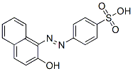 CAS 登录号：573-89-7， 4-[(2-羟基-1-萘基)偶氮]苯磺酸