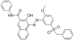 CAS#: 57301-22-1， 3-Hydroxy-4-[[2-Methoxy-5-[(Phenylmethyl)Sulfonyl]Phenyl]Azo]-N-Phenyl-2-Naphthalenecarboxamide