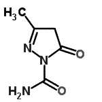 CAS#: 57303-41-0， 3-Methyl-5-Oxo-4,5-Dihydro-1H-Pyrazole-1-Carboxamide