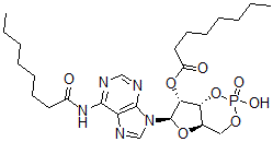 CAS#: 57329-09-6， N(1),O(2)-Dioctanoyl Cyclic Amp