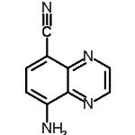 CAS#: 573758-47-1， 8-Amino-5-Quinoxalinecarbonitrile
