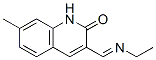 CAS#: 573974-93-3， 3-[(Ethylimino)Methyl]-7-Methyl-2(1H)-Quinolinone