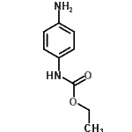 结构式 CAS# 57399-97-0, 乙基(4-氨基苯基)氨基甲酸酯