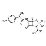 CAS#: 57456-43-6， (2S,5R,6R)-6-{[(2R)-2-Amino-2-(4-Hydroxyphenyl)Acetyl]Amino}-3,3-Dimethyl-7-Oxo-4-Thia-1-Azabicyclo[3.2.0]Heptane-2-Carboxylic Acid