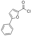 structure of CAS# 57489-93-7, 5-Phenyl-Furan-2-Carbonyl Chloride;5-PHENYL-FURAN-2-CARBONYL CHLORIDE