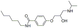 CAS#: 57494-86-7， N-Hexyl-4-[2-Hydroxy-3-[(1-Methylethyl)Amino]Propoxy]Benzamide