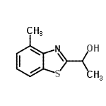 CAS#: 57527-89-6， 1-(4-Methyl-1,3-Benzothiazol-2-Yl)Ethanol