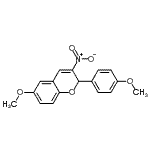 CAS#: 57544-06-6， 6-Methoxy-2-(4-Methoxyphenyl)-3-Nitro-2H-Chromene