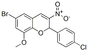 CAS#: 57544-22-6， 6-Bromo-2-(4-Chlorophenyl)-8-Methoxy-3-Nitro-2H-1-Benzopyran