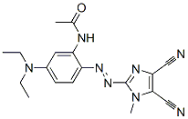 CAS#: 57563-07-2， N-[2-[(4,5-Dicyano-1-Methyl-1H-Imidazol-2-Yl)Azo]-5-(Diethylamino)Phenyl]-Acetamide