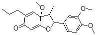 CAS#: 57625-35-1， 2-(3,4-Dimethoxyphenyl)-3alpha-Methoxy-3-Methyl-5-Propyl-2,3-Dihydro-1-Benzofuran-6-One