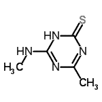 CAS#: 57639-43-7， 4-Methyl-6-(Methylamino)-1,3,5-Triazine-2(1H)-Thione