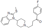 CAS#: 57648-22-3， 4'-Fluoro-gamma-[4-(2-Methylthio-1H-Benzimidazol-1-Yl)Piperidino]Butyrophenone
