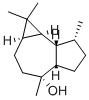 structure of CAS# 577-27-5, Ledol;C09698;1H-Cycloprop(E)Azulen-4-Ol, Decahydro-1,1,4,7-Tetramethyl-, (1Ar-(1Aalpha,4Alpha,4Abeta,7Alpha,7Abeta,7Balpha))-