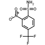 CAS 登录号：577-61-7， 2-硝基-4-(三氟甲基)苯磺酰胺