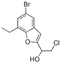 CAS#: 57704-13-9， 1-(5-Bromo-7-Ethyl-1-Benzofuran-2-Yl)-2-Chloroethanol