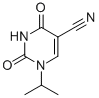 structure of CAS# 57712-59-1, 1-Isopropyl-2,4-Dioxo-1,2,3,4-Tetrahydropyrimidine-5-Carbonitrile;1-ISOPROPYL-2,4-DIOXO-1,2,3,4-TETRAHYDROPYRIMIDINE-5-CARBONITRILE;5-CYANO-1-ISOPROPYLURACIL