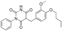 CAS#: 57737-55-0， 5-[(4-Butoxy-3-Methoxy-Phenyl)Methyl]-1-Phenyl-1,3-Diazinane-2,4,6-Trione