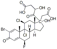 CAS#: 57781-16-5， 2-Bromo-9,11beta-Dichloro-6beta-Fluoro-17,21-Dihydroxypregna-1,4-Diene-3,20-Dione 17,21-Di(Acetate)