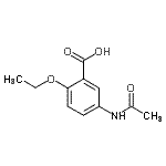 CAS#: 578-11-0， 5-Acetamido-2-Ethoxy-Benzoic Acid
