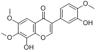 CAS#: 57800-11-0， 3',8-Dihydroxy-4',6,7-Trimethoxyisoflavone