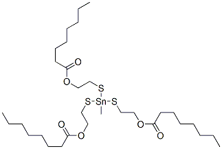 CAS#: 57813-62-4， (Methylstannylidyne)Tris(Thioethane-2,1-Diyl) Trioctanoate