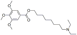 CAS#: 57818-92-5， 8-(Diethylamino)octyl 3,4,5-trimethoxybenzoate