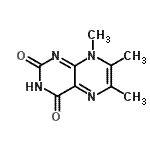 CAS#: 5784-00-9， 6,7,8-Trimethyl-2,4(3H,8H)-Pteridinedione
