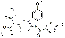 CAS#: 57846-34-1， [[1-(4-Chlorobenzoyl)-5-Methoxy-2-Methyl-1H-Indol-3-Yl]Acetyl]Malonic Acid Diethyl Ester