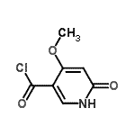 CAS#: 57852-56-9， 4-Methoxy-6-Oxo-1,6-Dihydro-3-Pyridinecarbonyl Chloride