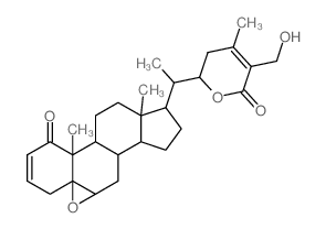 CAS#: 5788-94-3， (22R)-5,6beta-Epoxy-22,27-Dihydroxy-1-Oxo-5beta-Ergosta-2,24-Dien-26-Oic Acid gamma-Lactone